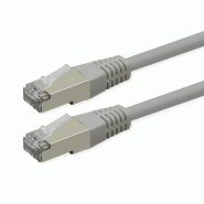 ROLINE Cordon Cat.6 (Classe E), PoE, S/FTP (PiMF) , gris, 7 m_0