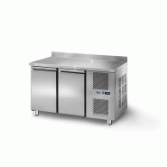 SOFRACA Table Réfrigérée Négative Gn 1/1 - 2 Portes - Prof 700 Mm - Avec Dosseret - Réf:TRG2N - TRG2N
