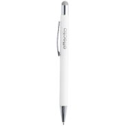 Stylo à bille stylet en aluminium - revêtement spécial pour gravure colorée - encre bleue Stylo à bille stylet en aluminium - revêtement spécial pour gravure colorée - encre bleue
