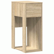 VidaXL Support de tour d'ordinateur et tiroir chêne sonoma 30x44x74 cm Modèle Soho Plus - 858733