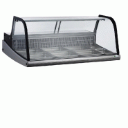 Vitrine réfrigérée à poser vitre bombée avec 6 gn 1/1 et températur... - PRTW-255L
