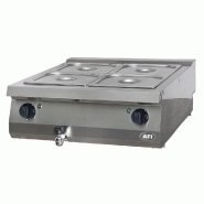 Bain-marie électrique sur gamme 700 avec 2 cuves gn 1/1 température... - PBMP7E80