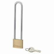 Cadenas à clé Type 1+ UNIKEY (achetez-en plusieurs, ouvrez avec la même clé), 40mm, 2 clés - THIRARD - doré 3150260080421 Cadenas à clé Type 1+ UNIKEY (achetez-en plusieurs, ouvrez avec la même clé), 40mm, 2 clés - THIRARD - doré 3150260080421