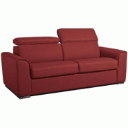 CANAPÉ CONVERTIBLE EXPRESS IMOLA COUCHAGE 120 CM MATELAS 18CM VELOURS ROUGE CANAPÉ CONVERTIBLE EXPRESS IMOLA COUCHAGE 120 CM MATELAS 18CM VELOURS ROUGE