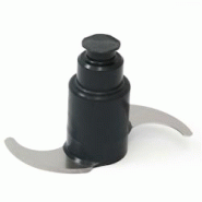 Couteau Sammic lames plates lisses pour viande crue et produits fibreux - MOD. 8 pour cutter CK/K/KE, Heavy Duty Line accessory, 230x92x150 mm - méta