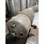 Cuve inox d'occasion 1000 litres avec demi-canne