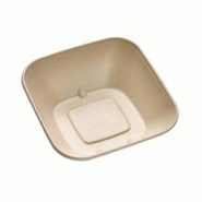 ECOLOMIQUE - 50 Pcs - Bol pulpe biseauté brun - 840 ml, 18,3 x 18,3 cm, Hauteur: 7 cm - ECO210BPUS18BR - marron Bagasse ECO210BPUS18BR ECOLOMIQUE - 50 Pcs - Bol pulpe biseauté brun - 840 ml, 18,3 x 18,3 cm, Hauteur: 7 cm - ECO210BPUS18BR - marron Bagasse ECO210BPUS18BR