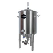 Fermenteur conique en inox pour bière fourni avec robinet d'échantillonnage - 55L - Brewmonk Fermenteur conique en inox pour bière fourni avec robinet d'échantillonnage - 55L - Brewmonk
