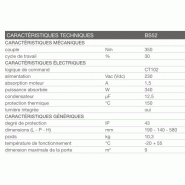 Kit motorisation pour porte de garage BS52 - porte basculante à ressorts - bouton-poussoir - jusqu'à 9m²_1