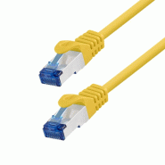 LogiLink Professional Câble patch, Cat. 6A, S/FTP, 10 m, jaune - jaune 4052792020700