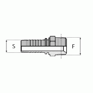 Mâle - NPSM (NPTF/Briggs) - MBC - Filetage Briggs - Cône 60° - 10 , 5/8" , 15.9 , 1-2 , 21-22