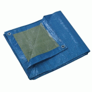 RIBITECH bâche légère imperméable et imputrescible 5 x 8m prb06505x08 - bleu 3700194409494