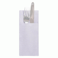 Serviette kangourou spunlace parme 33x40cm par 700