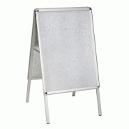 Stop trottoir double face - aluminium, acier et plastique - pliable avec protection anti-reflet Stop trottoir double face - aluminium, acier et plastique - pliable avec protection anti-reflet