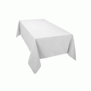 Textnaprectb300*175 - nappe rectangulaire blanche 300 x 175 cm Textnaprectb300*175 - nappe rectangulaire blanche 300 x 175 cm