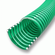 Tuyau d\'aspiration 25 m À pression diamÈtre 38mm (1 1/2\") spirale renforcement vert 16_0001581