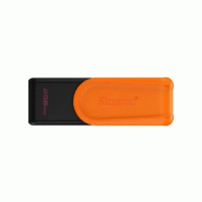 256GB Portable USB 3.2 Gen 1 DataTraveler Exodia S (Noir/Orange)