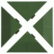 ArtPlast - Lot de 4 bordures d’angle pour dalles extérieures 20x27x4,8 cm, vert - Collection COMBI - vert plastique polypropylène ZA1935