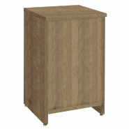 Comptoir droit petit L52xP53xH90cm - Flexia - chêne authentique - robuste et modulable