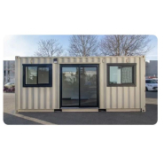 Container bureau de chantier et base vie : une solution robuste, fonctionnelle, empilable et modulable Container bureau de chantier et base vie : une solution robuste, fonctionnelle, empilable et modulable