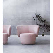 Fauteuil 1 place Venice - Softline. - Feld Mauve 581_1