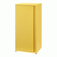 Helloshop26 - Armoire étagère meuble de rangement 88 x 40 x 35 cm métallique acier jaune 03_0008905 - jaune métal 3000224407613
