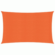 Helloshop26 - Voile toile d'ombrage parasol 160 g/m² PEHD 2 x 4,5 m orange 02_0009237 - orange 3000499182727