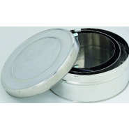JEU DE 2 RÈGLES BOMBÉES INOX JEU DE 2 RÈGLES BOMBÉES INOX