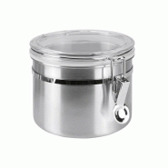 METALTEX boîte à provisions avec couvercle acrylique 0,7 l Ø13cmx8,5cm - 117068