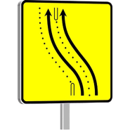 Panneaux Taliasign KD8 KD9 KD10  classe 2 modifications de voies - PCTLGLV2KD81-TL01_0