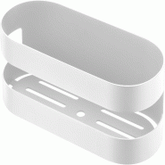 Porte-savon frontal Nirmala chromé Blanc Mat - 8435668013291