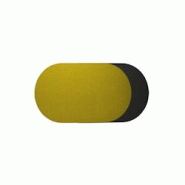 Stil Casa, set de 12 sets de table bicolores, polyuréthane cousu, 48xh. 30 cm, finition dollar couleur ocre/noir. - TOV4830-D-OB Stil Casa, set de 12 sets de table bicolores, polyuréthane cousu, 48xh. 30 cm, finition dollar couleur ocre/noir. - TOV4830-D-OB