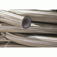 Tuyau de transfert PTFE convoluté - Référence TITEF12050020 - Ø 19 mm - Pression 70 bar - Température -70°C à +260°C