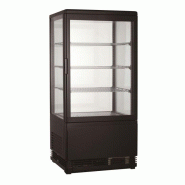Vitrine réfrigératée Droite Noire 68L Combisteel