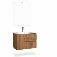 AQA Design Composition de salle de bain en MDF 4 pièces de chêne VENERE. L.61 P.46,5 H.190 MPVE06-QUE - marron Bois manufacturé MPVE06-QUE AQA Design Composition de salle de bain en MDF 4 pièces de chêne VENERE. L.61 P.46,5 H.190 MPVE06-QUE - marron Bois manufacturé MPVE06-QUE