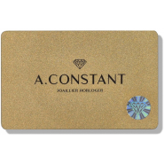 Carte or ou argent Personnalisable - Reference : PVCorar