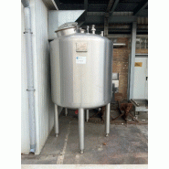 Cuve de bachelor inox 316 1 359 litres avec veste - référence : c11620