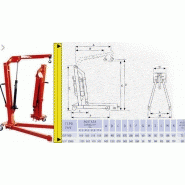 Grue d'atelier hydraulique serie glp Grue d'atelier hydraulique serie glp