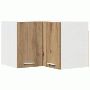 Helloshop26 - Armoire suspendue multifonctionnelle rangement cuisine 57 x 57 x 40 cm en bois d'ingénierie blanc 02_0053240 - blanc Bois massif 300023