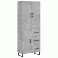 Helloshop26 - Buffet bahut commode armoire meuble de rangement organisateur cuisine salle de séjour salon haut 69,5 x 34 x 180 cm 02_0034604 - 300021_0