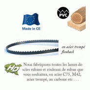 Lame de scie à ruban de qualité professionnelle pour le coupage du bois tendres et durs - 1050x6 mm