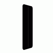 Panneau 60x240cm Ep.18 mm - angle arrondi - 1 crémaillère noire - noir Panneau 60x240cm Ep.18 mm - angle arrondi - 1 crémaillère noire - noir