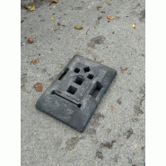 Plastobloc 18kg - Résistant aux chocs - Poignée de transport - Matériaux recyclés