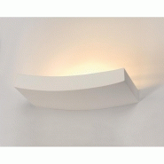Plastra 102 curve, applique, plÂtre blanc, r7s 78mm, max. 100w