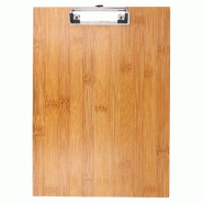 Porte menu à pince en bambou 22,9x31,8x0,4cm