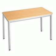 Sodematub table universelle et polyvalente hêtre aluminium - dimensions : l160 x h74 x p80 cm