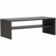 Table basse en MDF Telemarket 110 x 50 x 38 cm noir Venture Home - noir 7340220846648 Table basse en MDF Telemarket 110 x 50 x 38 cm noir Venture Home - noir 7340220846648