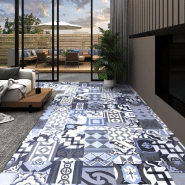 Vidaxl planche de plancher autoadhésif pvc 5,11 m² motif coloré 146613
