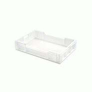 Bac gerbable fond et parois pleins - 76 pièces BCA22_0