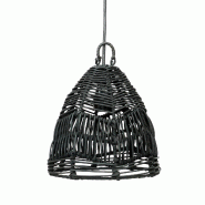 Bazar Bizar Suspension en rotin 20x20x21 cm naturel - BAYU012B-S-20x20